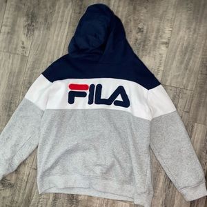 Fila boys colour block XL hoodie